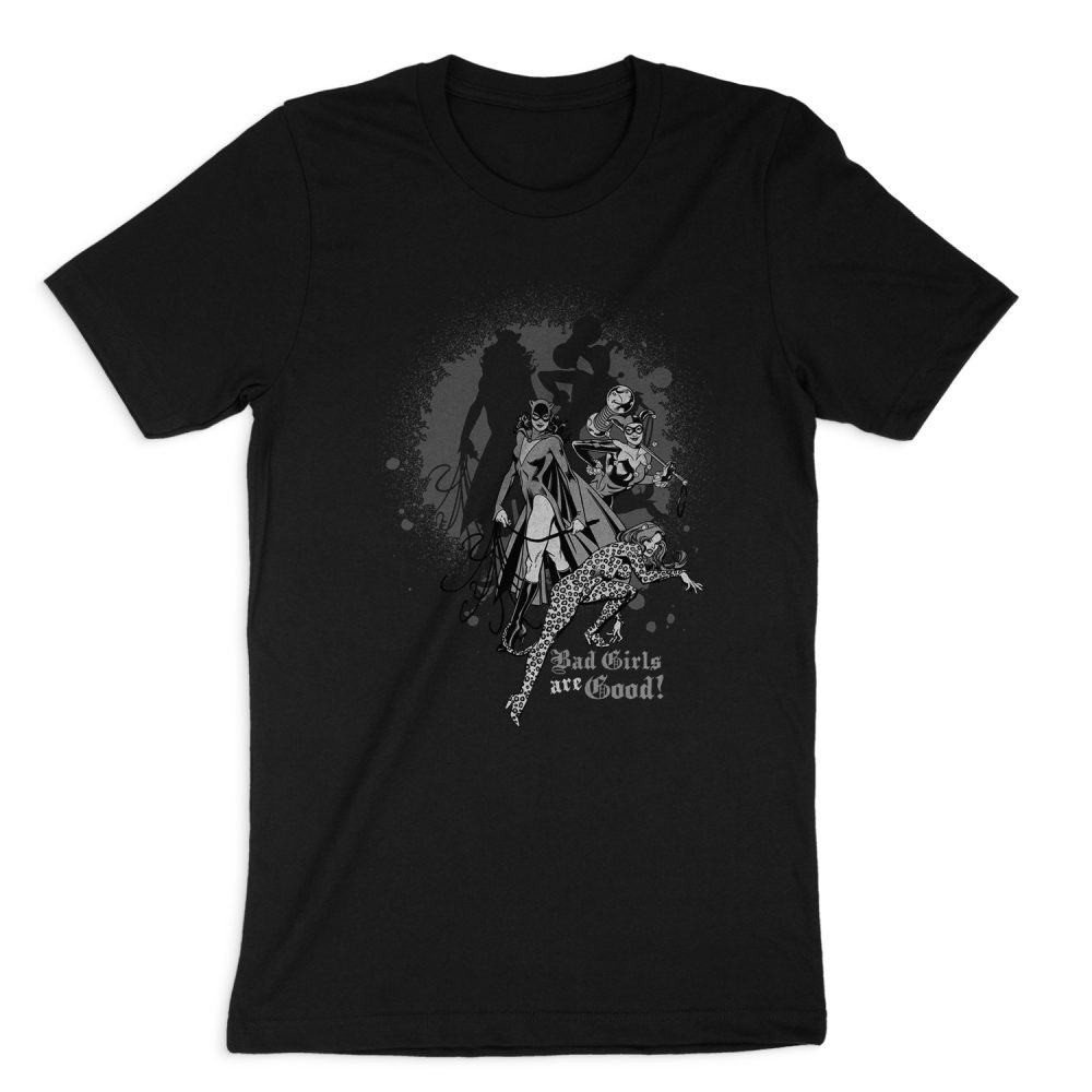 DC COMICS BAD GIRLS ARE GOOD SHORT SLEEVE T-SHIRT