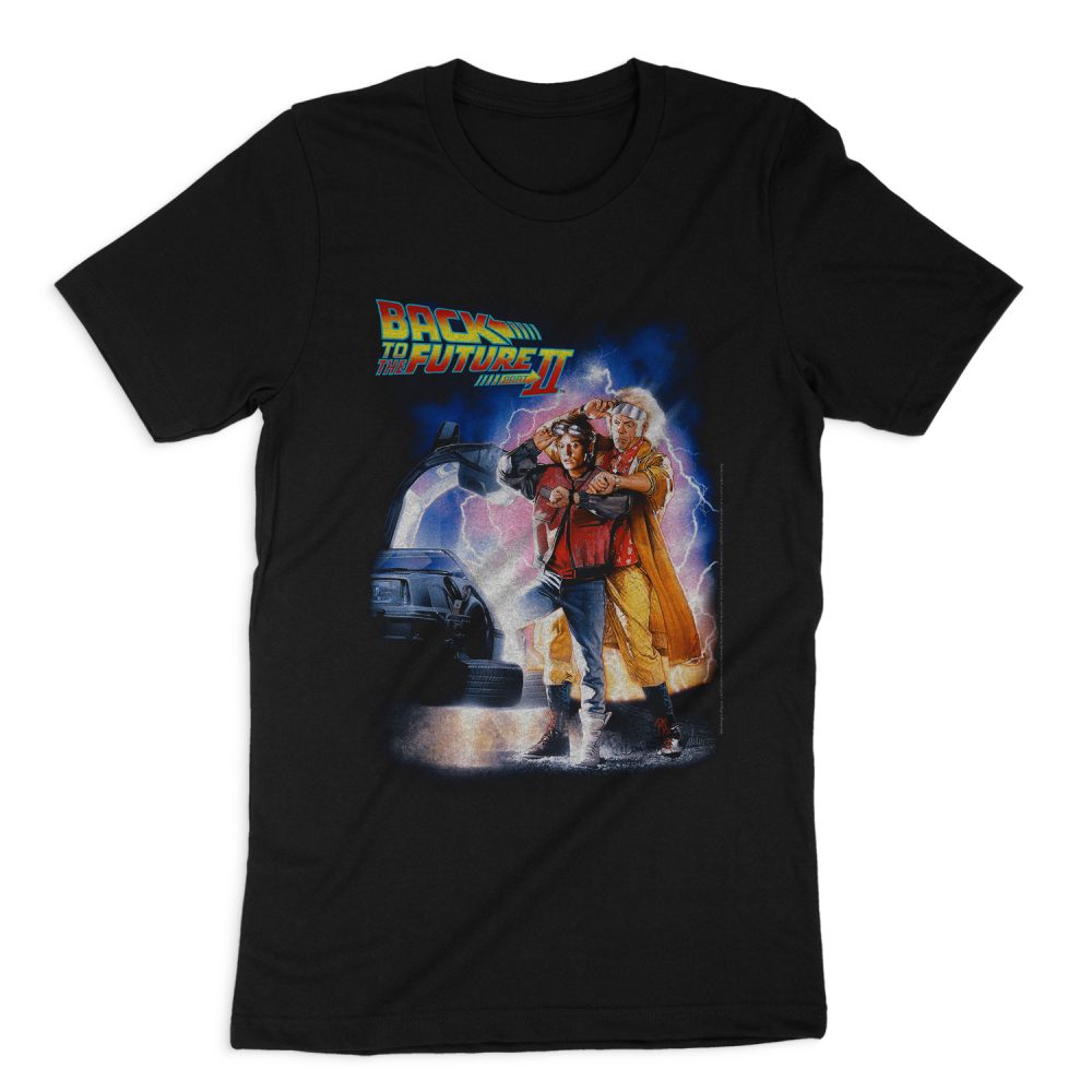 BACK TO THE FUTURE II POSTER SHORT SLEEVE T-SHIRT