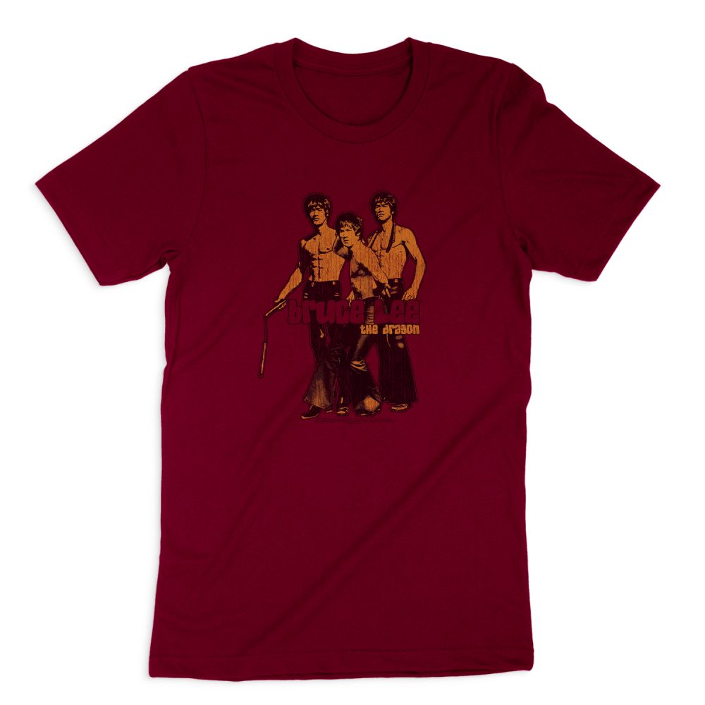 BRUCE LEE NUNCHUCKS SHORT SLEEVE T-SHIRT