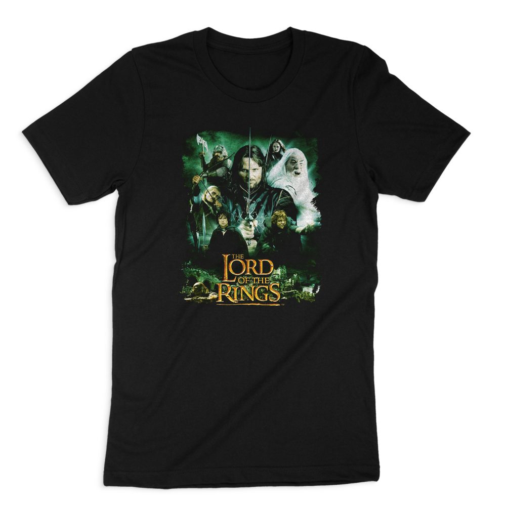 LORD OF THE RINGS HERO GROUP SHORT SLEEVE T-SHIRT