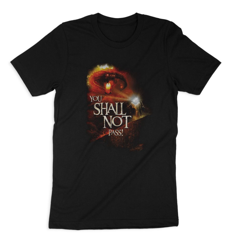 LORD OF THE RINGS YOU SHALL NOT PASS SHORT SLEEVE T-SHIRT