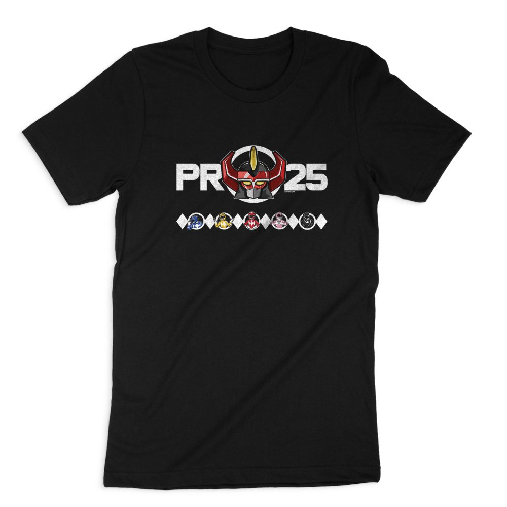 POWER RANGERS MEGAZORD 25 SHORT SLEEVE T-SHIRT
