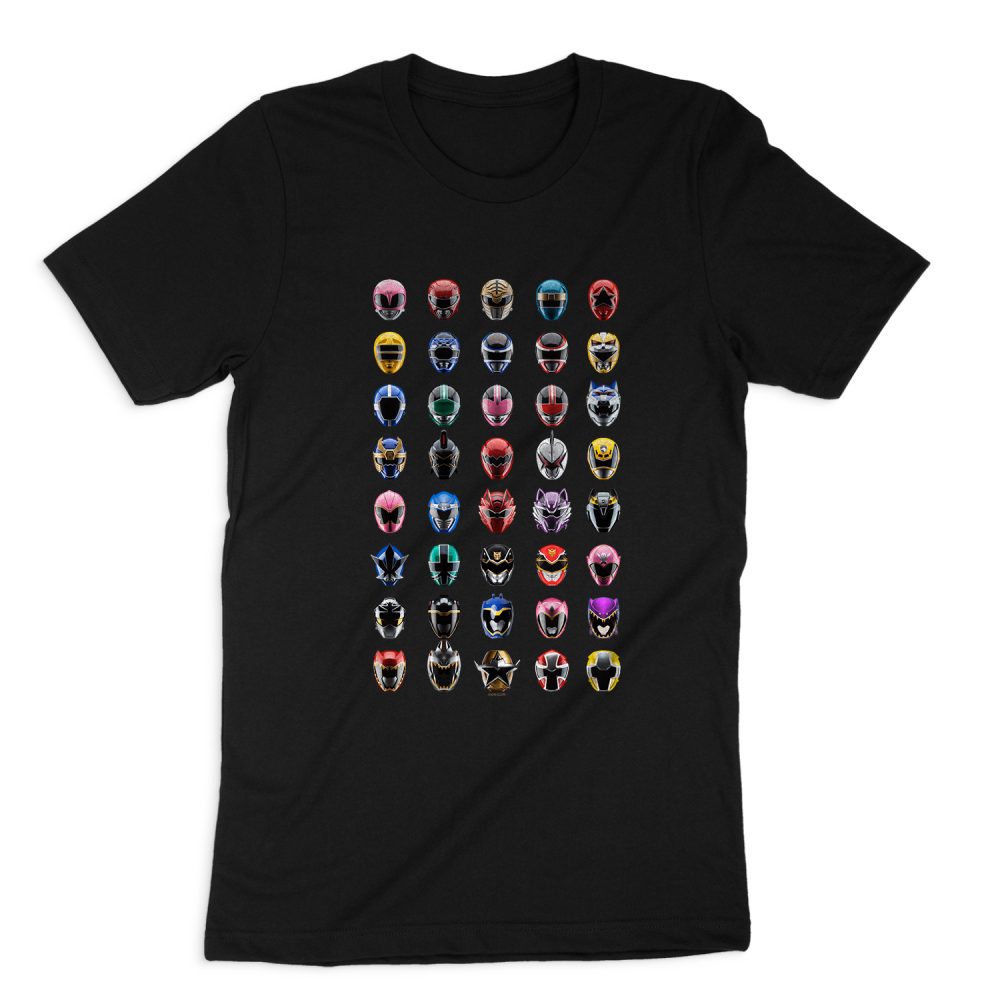 POWER RANGERS VISUAL TIMELINE SHORT SLEEVE T-SHIRT