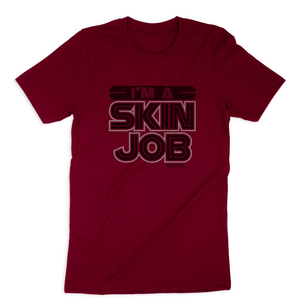 BATTLESTAR GALACTICA IM A SKIN JOB SHORT SLEEVE T-SHIRT