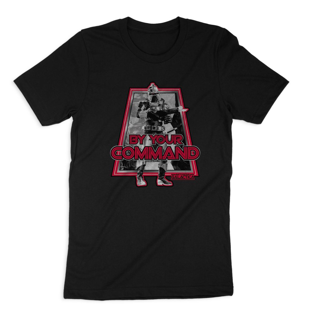 BATTLESTAR GALACTICA BY YOUR COMMAND SHORT SLEEVE T-SHIRT