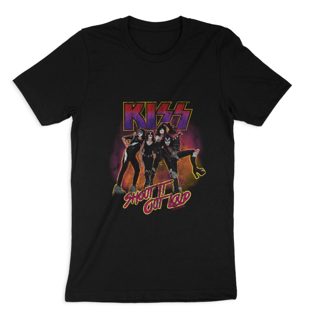 KISS SHOUT IT OUT LOUD SHORT SLEEVE T-SHIRT