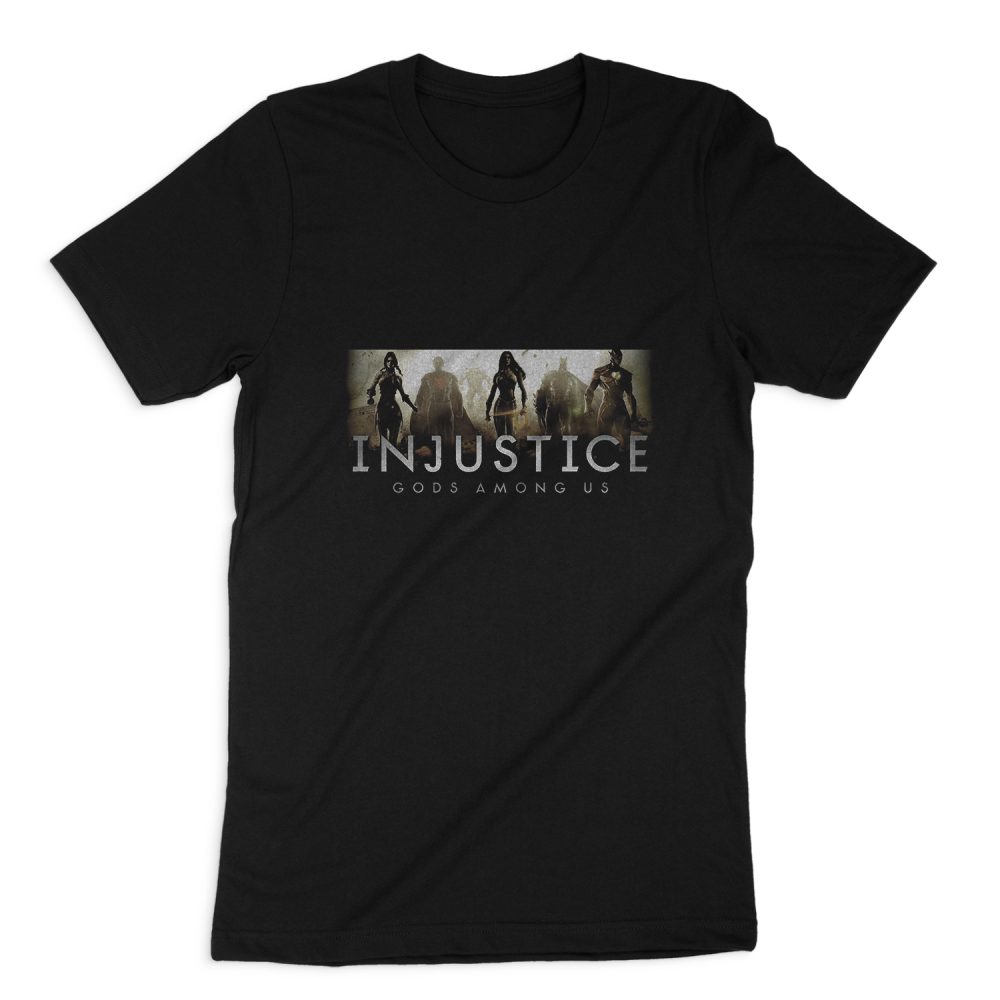 INJUSTICE GODS AMONG US LOGO SHORT SLEEVE T-SHIRT