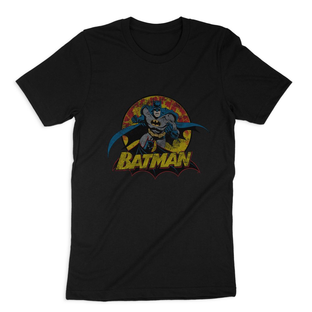BATMAN ROUGH DISTRESS SHORT SLEEVE T-SHIRT