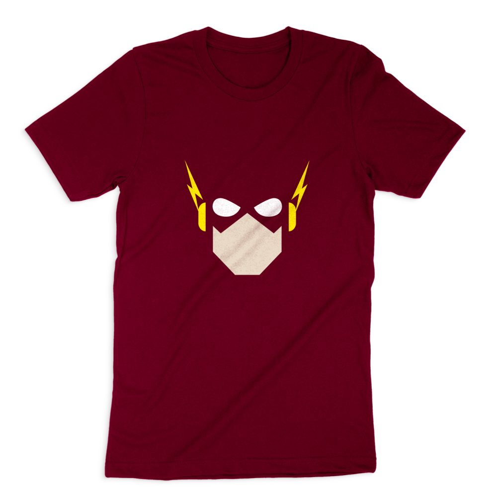 JUSTICE LEAGUE FLASH HEAD SHORT SLEEVE T-SHIRT