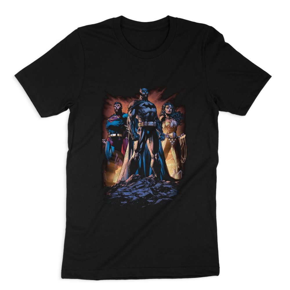 JUSTICE LEAGUE TAKE A STAND SHORT SLEEVE T-SHIRT