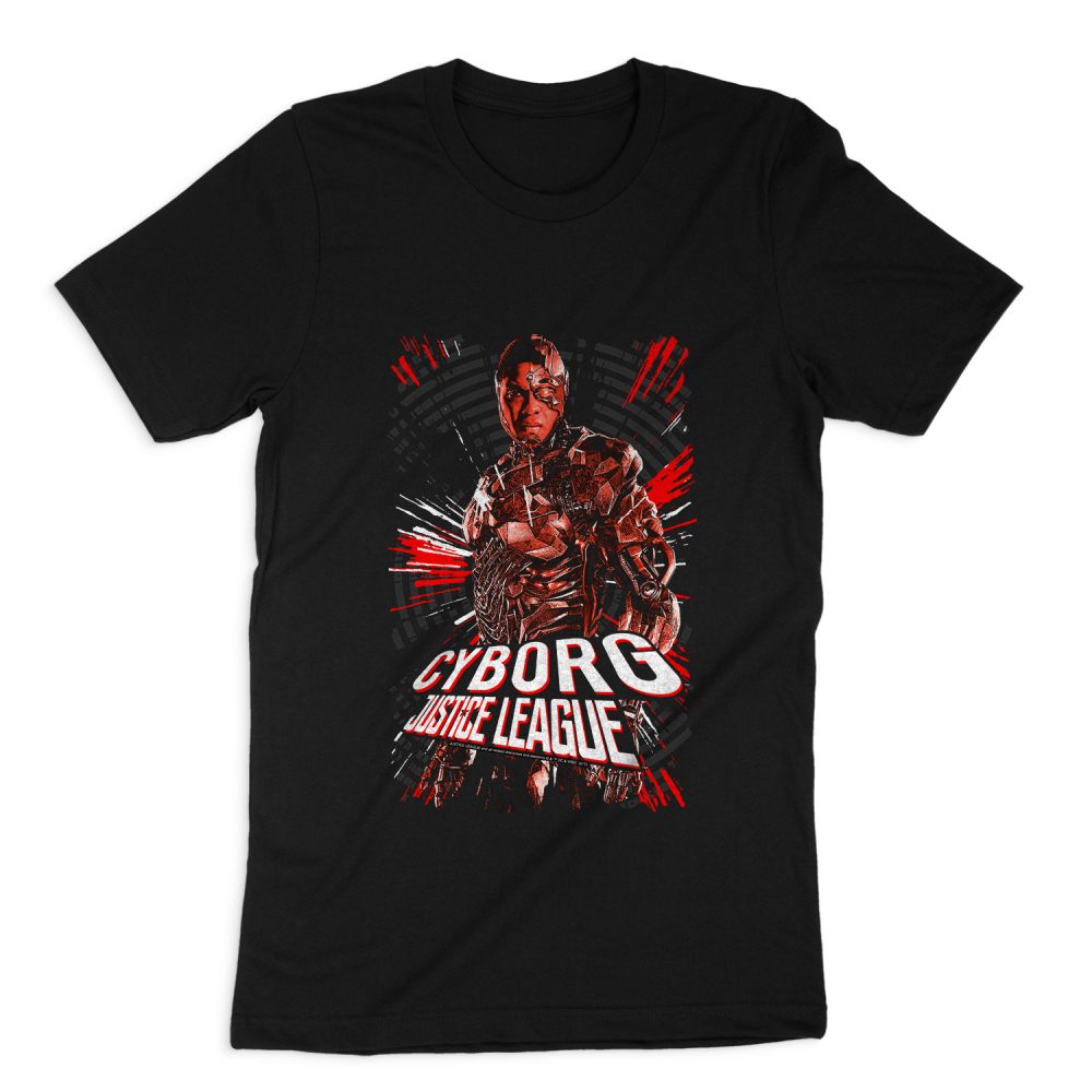 JUSTICE LEAGUE CYBORG SHORT SLEEVE T-SHIRT