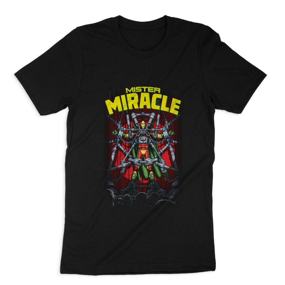 JUSTICE LEAGUE MISTER MIRACLE SHORT SLEEVE T-SHIRT