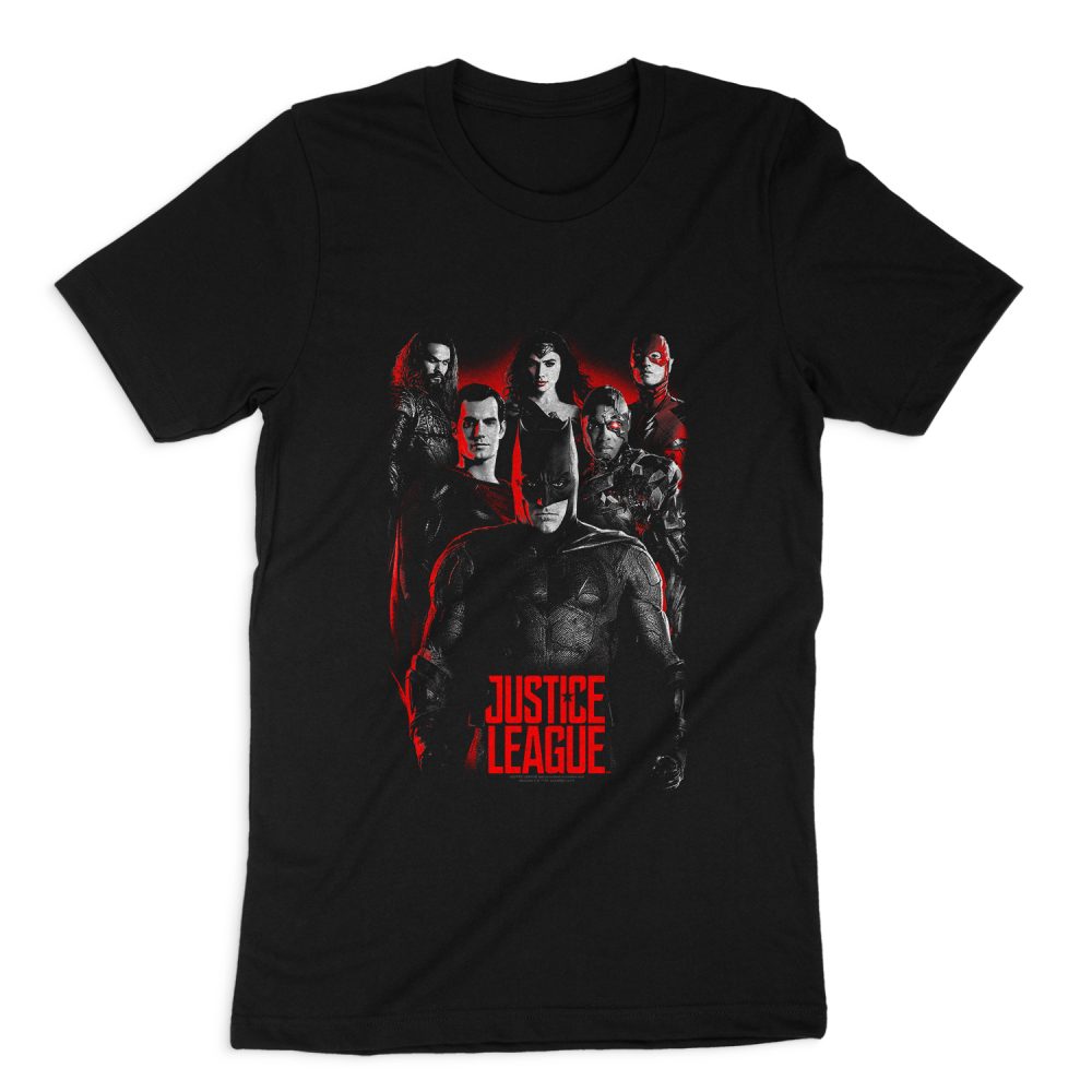 JUSTICE LEAGUE THE LEAGUE SHORT SLEEVE T-SHIRT