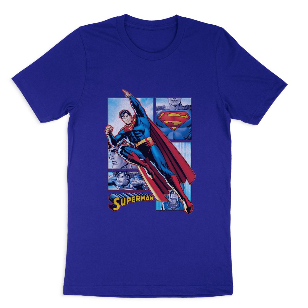 SUPERMAN PANELS SHORT SLEEVE T-SHIRT