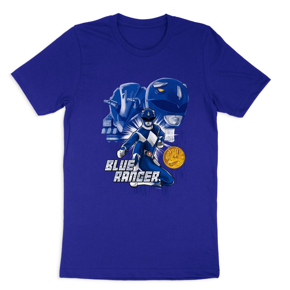 POWER RANGERS BLUE RANGER #1 SHORT SLEEVE T-SHIRT