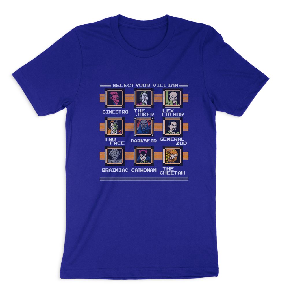 DC COMICS STAGE SELECT SHORT SLEEVE T-SHIRT