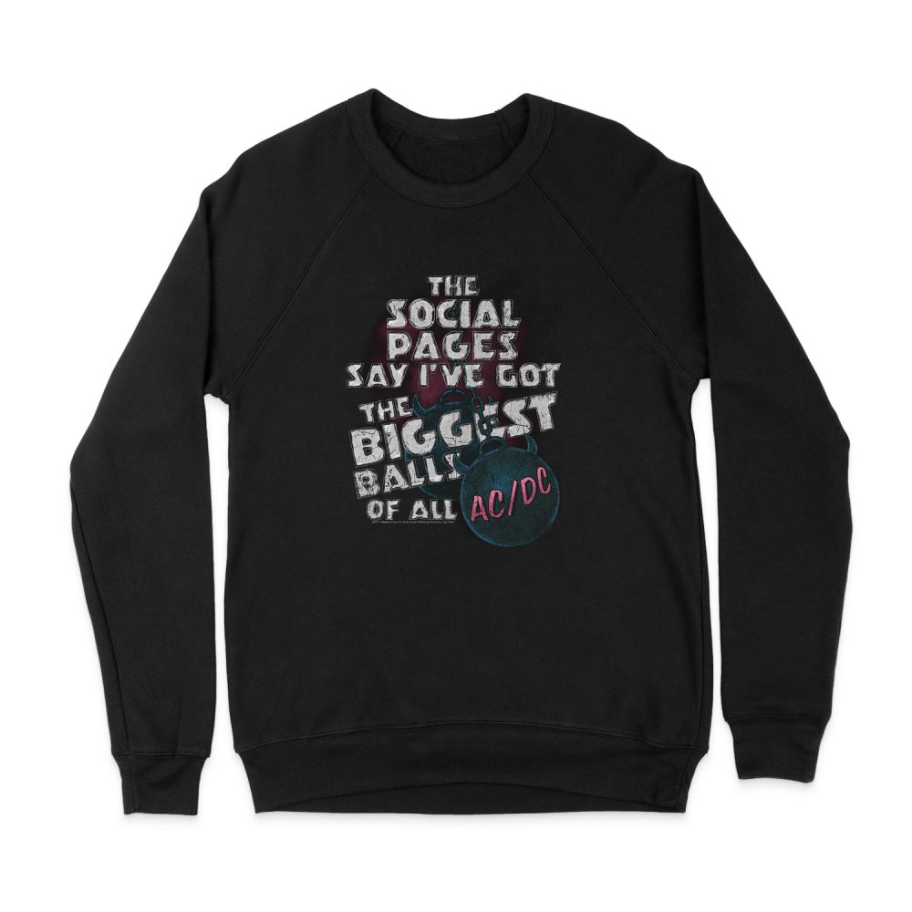 AC DC BAND  BIG BALLS SWEATSHIRT