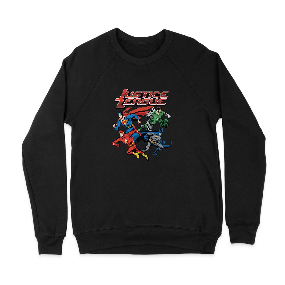 JUSTICE LEAGUE PIXEL LEAGUE  SWEATSHIRT