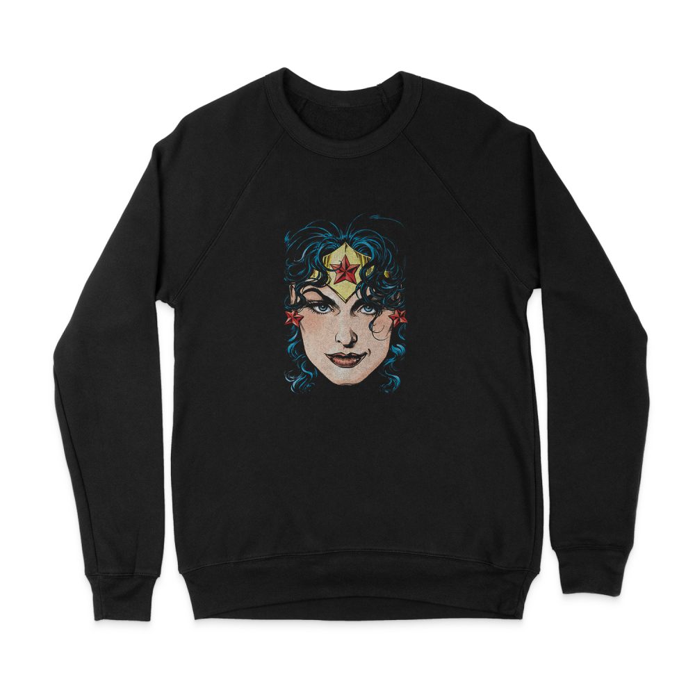 WONDER WOMAN HEAD SWEATSHIRT
