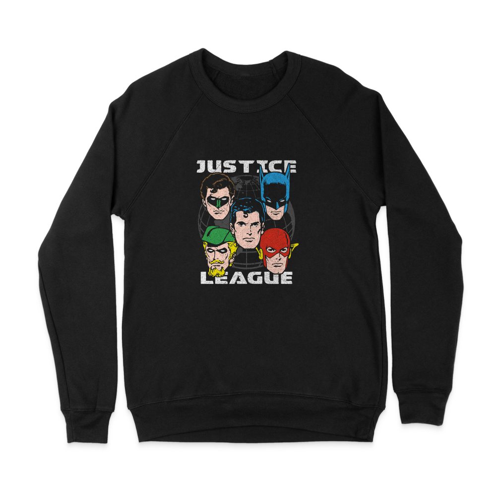 JUSTICE LEAGUE HEAD OF STATES SWEATSHIRT