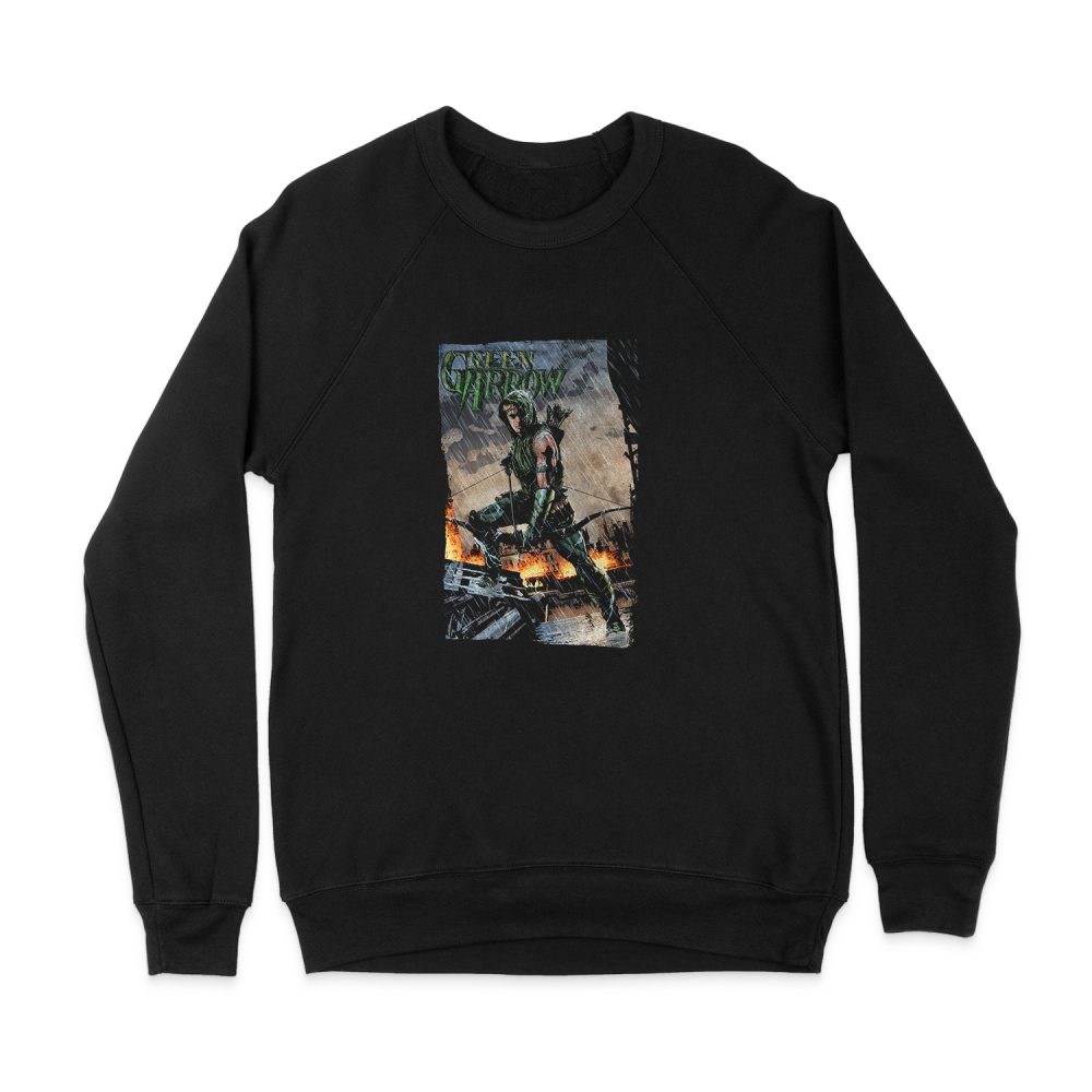 JUSTICE LEAGUE FIRE AND RAIN SWEATSHIRT