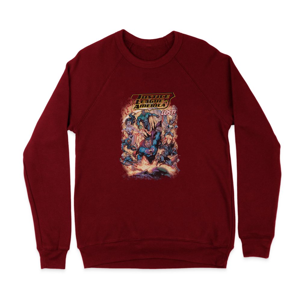 JUSTICE LEAGUE LOST SWEATSHIRT