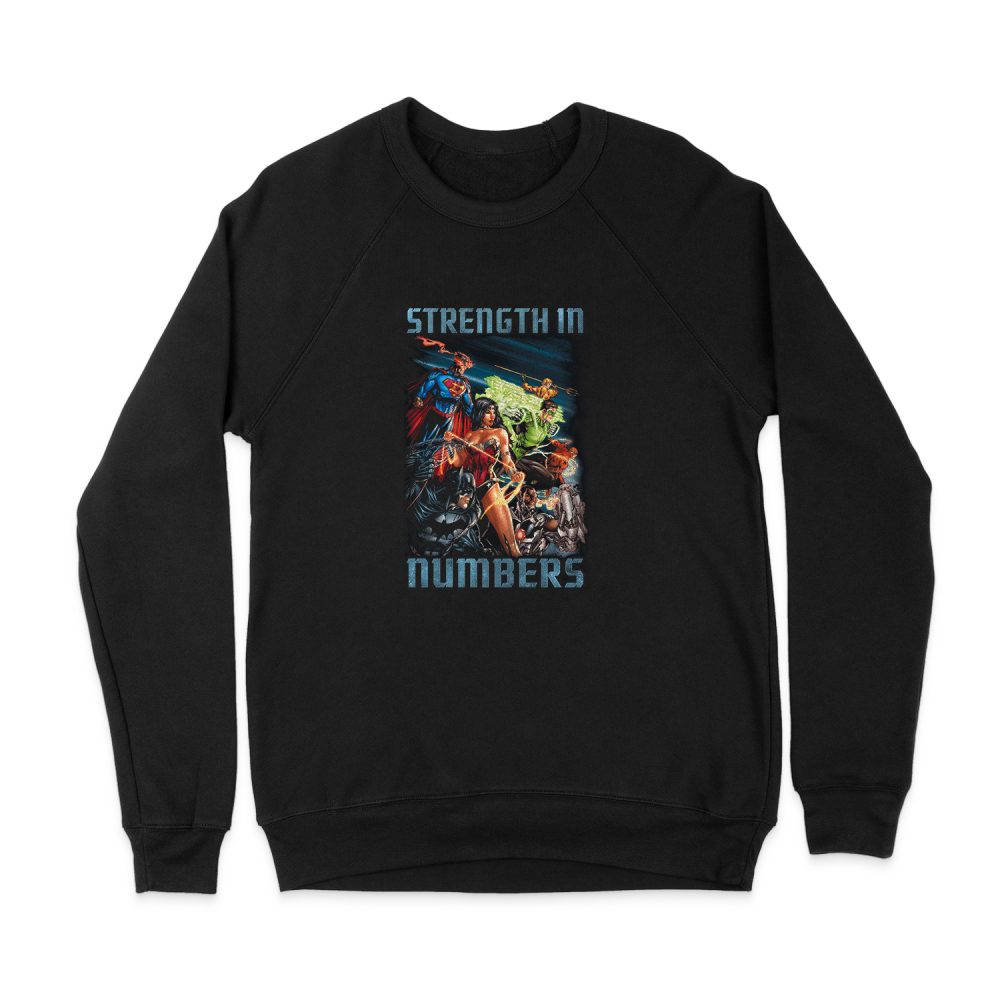 JUSTICE LEAGUE STRENGTH IN NUMBER SWEATSHIRT
