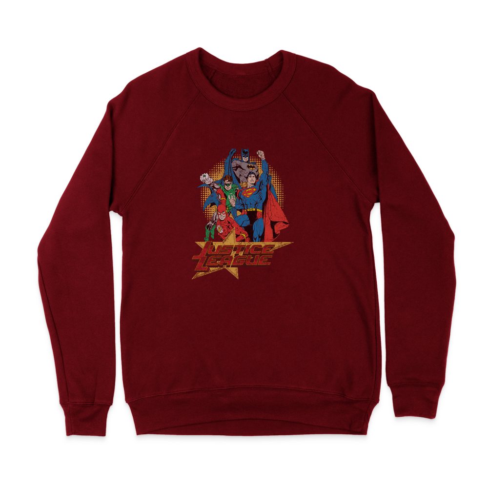 JUSTICE LEAGUE RAISE YOUR FIST SWEATSHIRT
