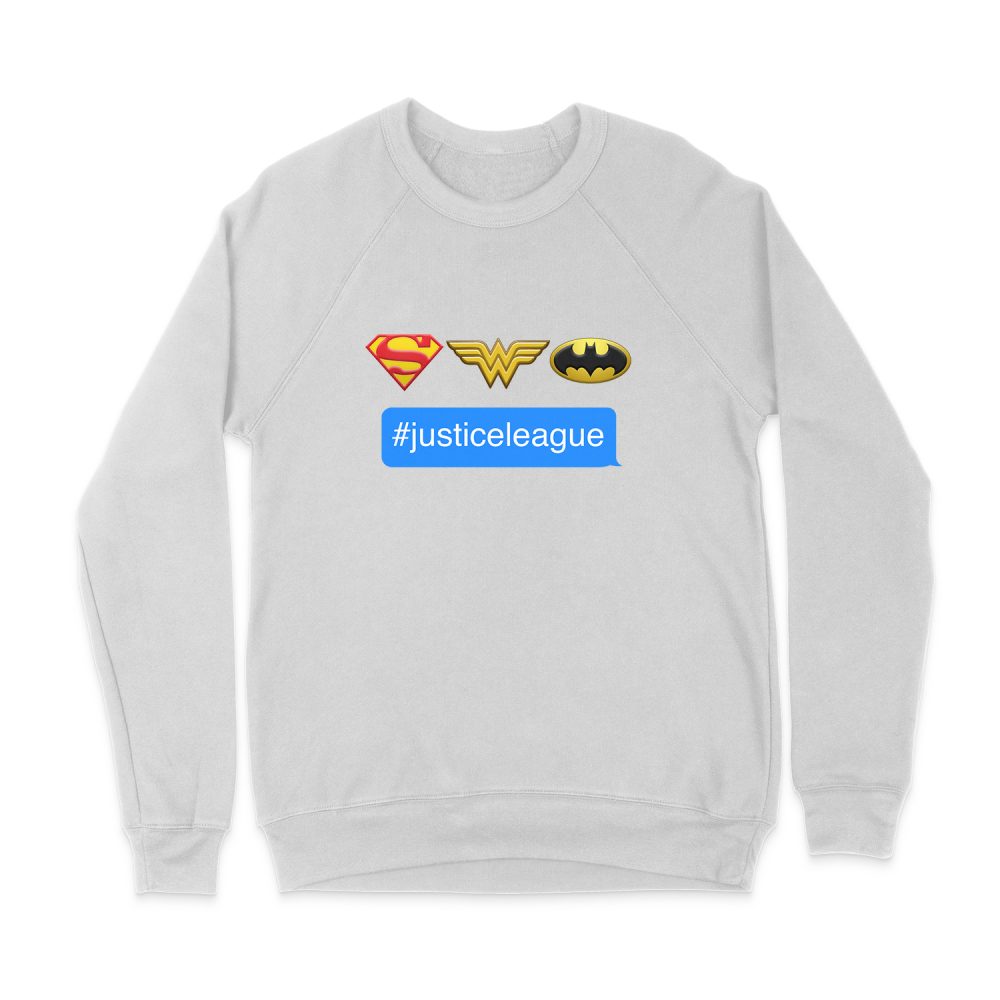 DC COMICS HASHTAG JLA SWEATSHIRT