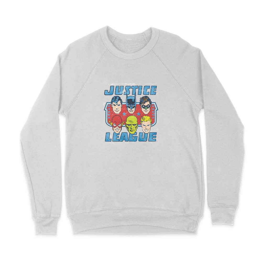 DC COMICS FACES OF JUSTICE SWEATSHIRT