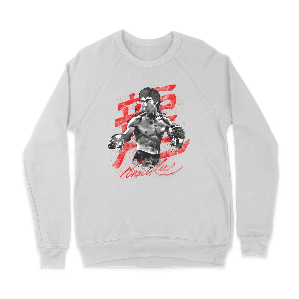 BRUCE LEE INK SPLATTER SWEATSHIRT