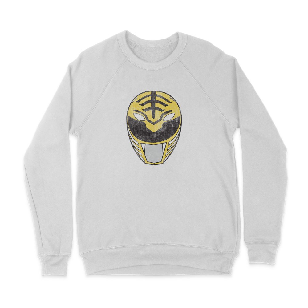 POWER RANGERS WHITE RANGER MASK SWEATSHIRT
