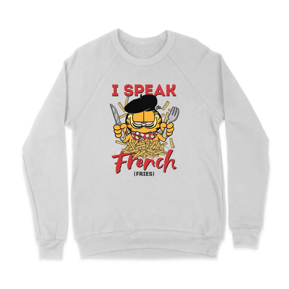 GARFIELD SPEAKING LOVE SWEATSHIRT