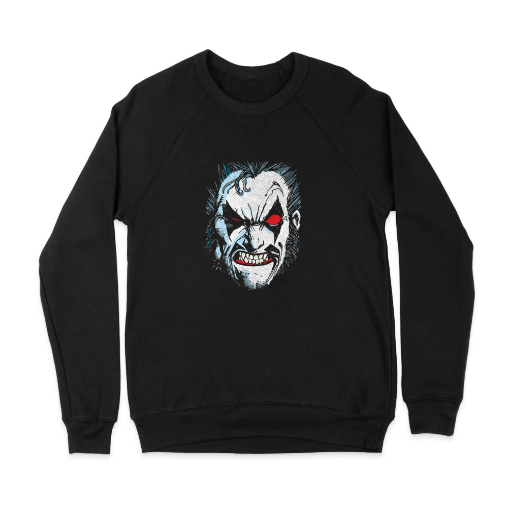 JUSTICE LEAGUE IN LO FACE SWEATSHIRT