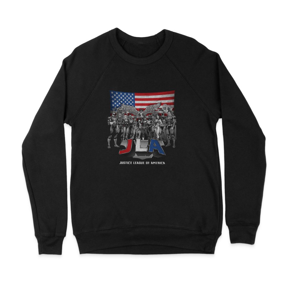 JUSTICE LEAGUE ALL AMERICAN LEAGUE SWEATSHIRT