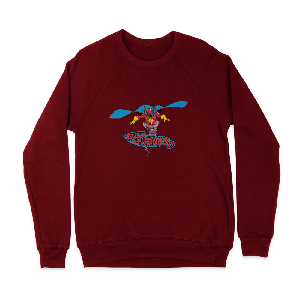 JUSTICE LEAGUE RED TORNADO SWEATSHIRT