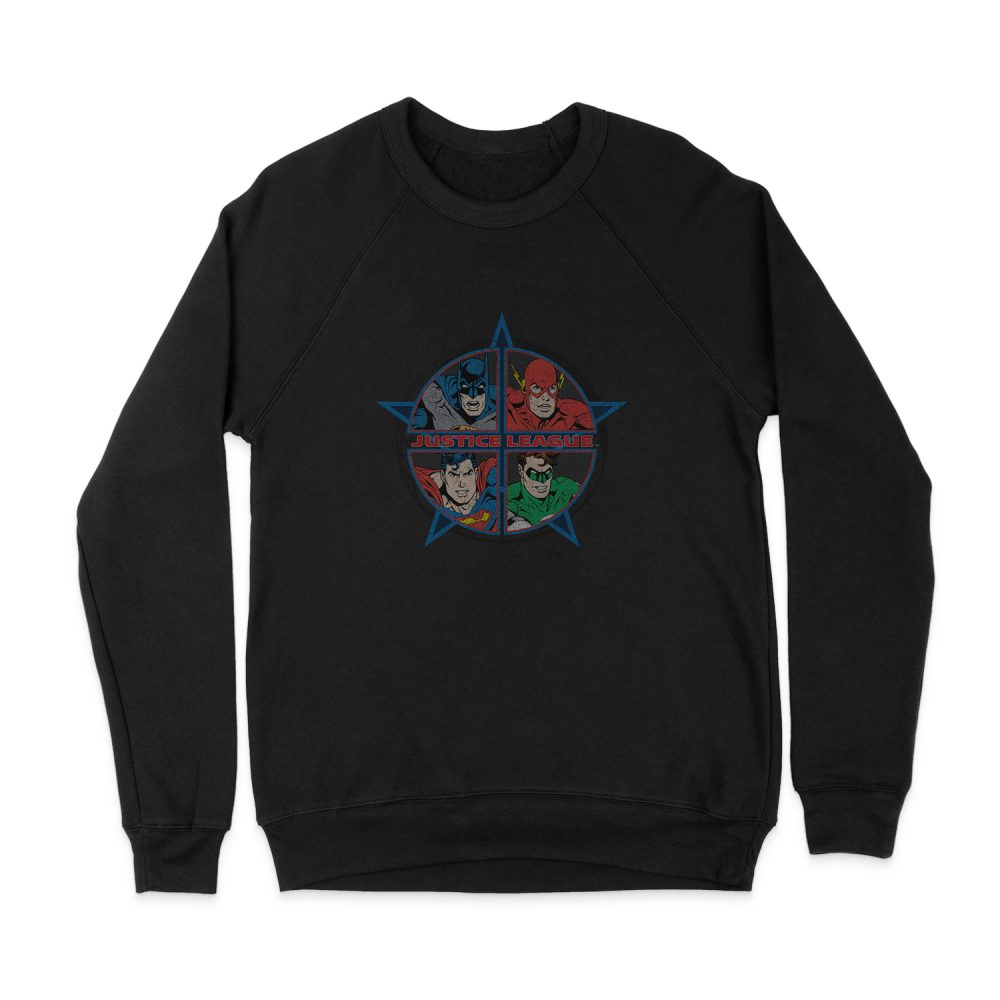 JUSTICE LEAGUE FOUR HEROES SWEATSHIRT