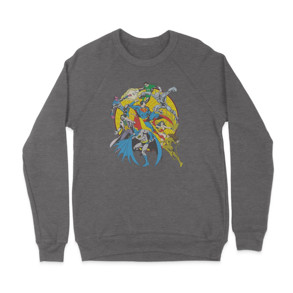 DC COMICS SPIN CIRCLE FIGHT SWEATSHIRT