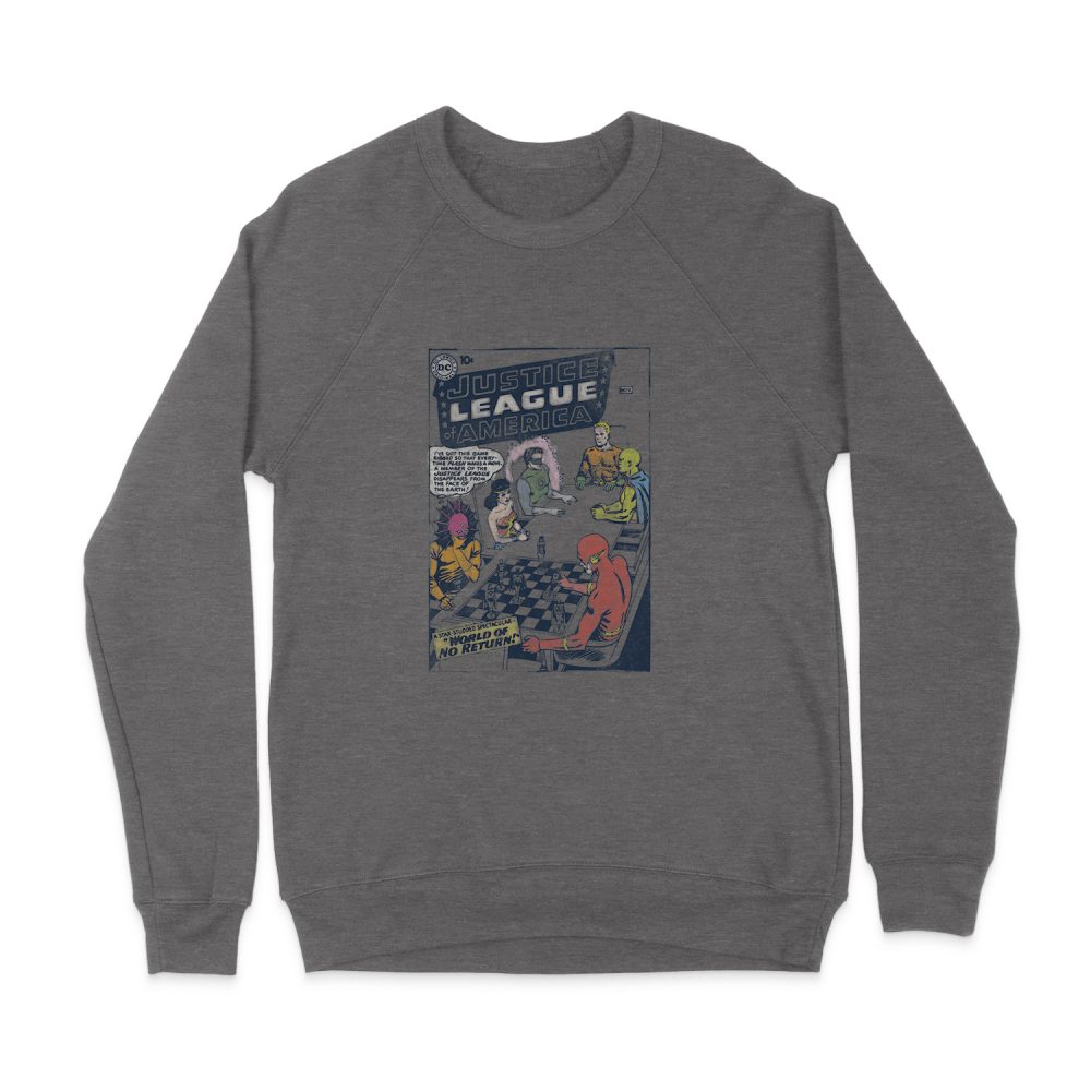 JUSTICE LEAGUE WORLD OF NO RETURN SWEATSHIRT