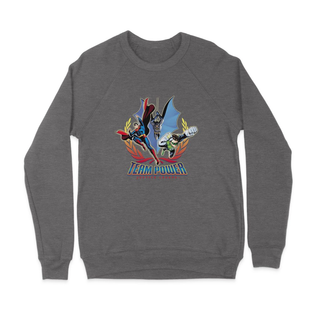 JUSTICE LEAGUE TEAM POWER SWEATSHIRT
