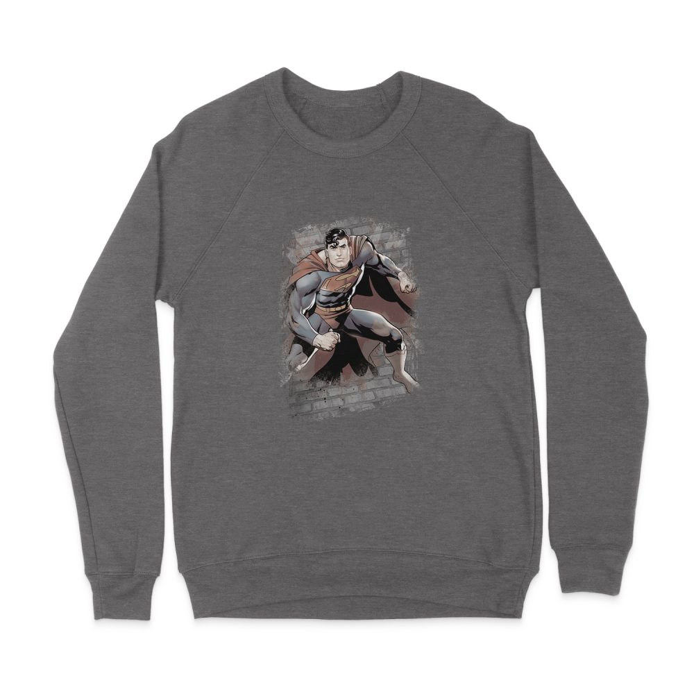 JUSTICE LEAGUE SUPERMAN BRICKS SWEATSHIRT