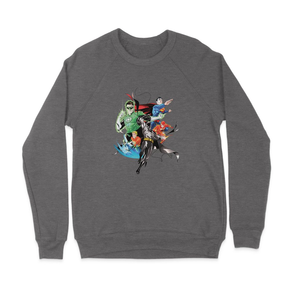 JUSTICE LEAGUE MASHUP SWEATSHIRT