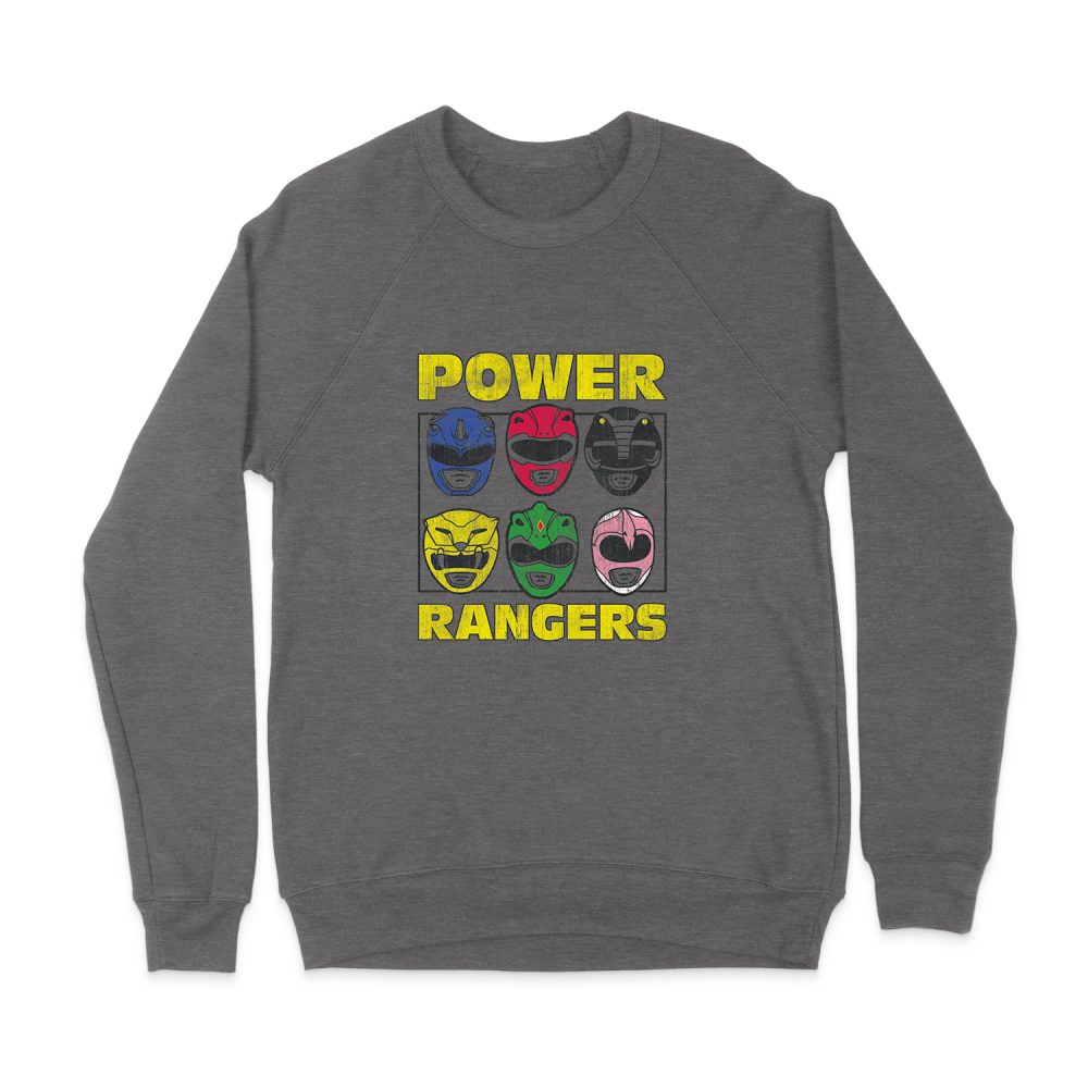 POWER RANGERS RANGER HEADS SWEATSHIRT