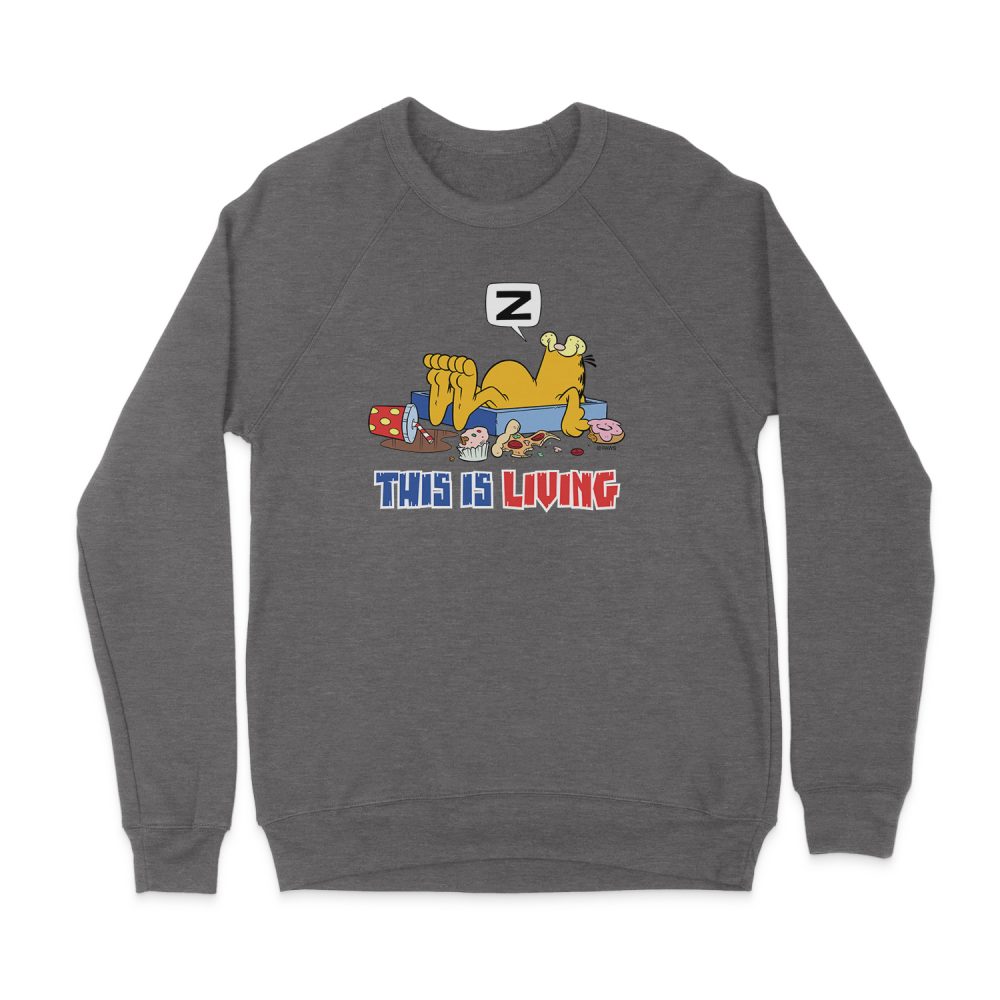 GARFIELD THIS IS LIVING SWEATSHIRT