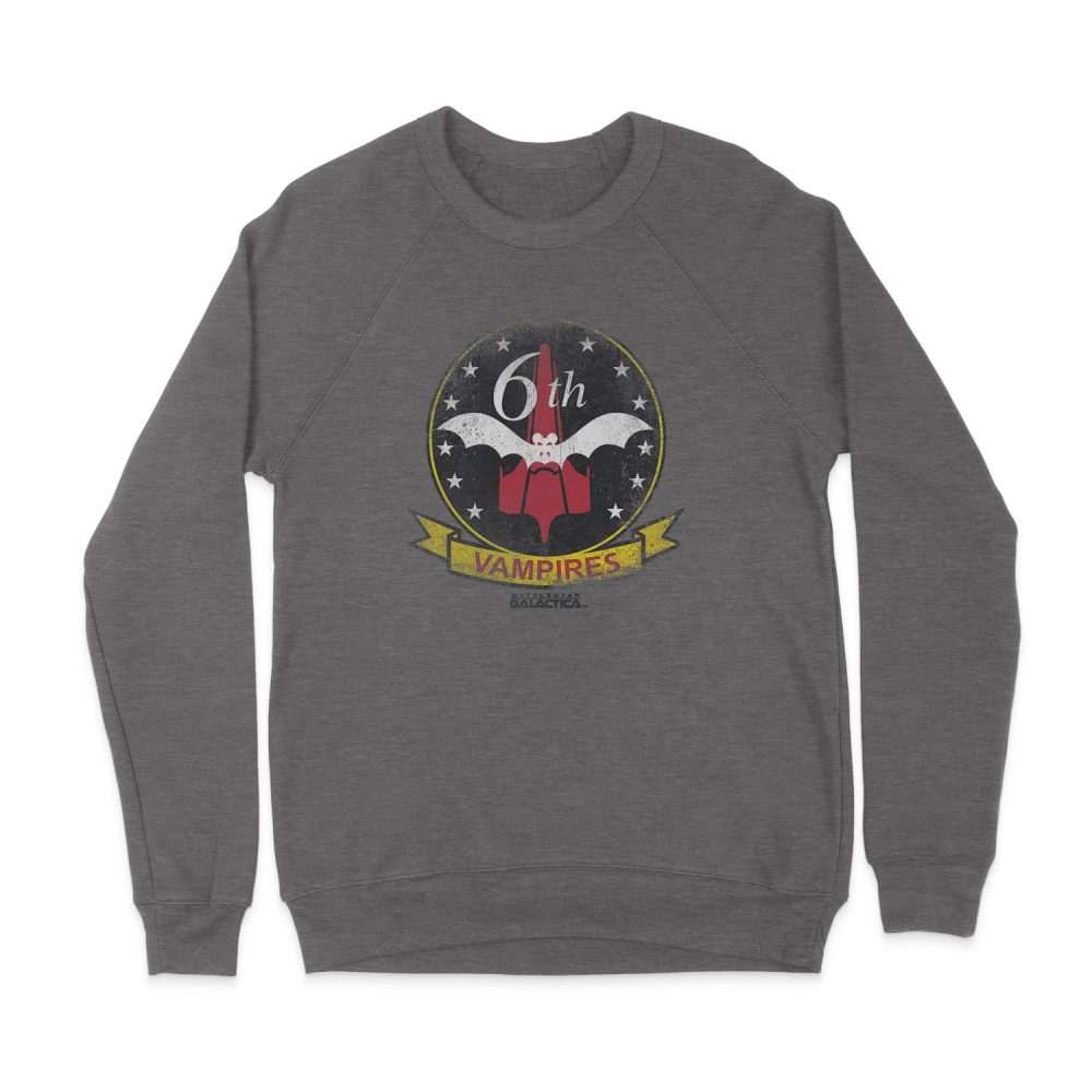 BATTLESTAR GALACTICA VAMPIRES BADGE SWEATSHIRT