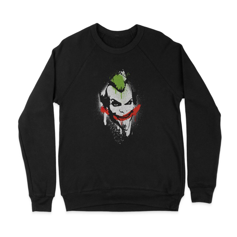 BATMAN - ARKHAM SPRAYPAINT SMILE SWEATSHIRT