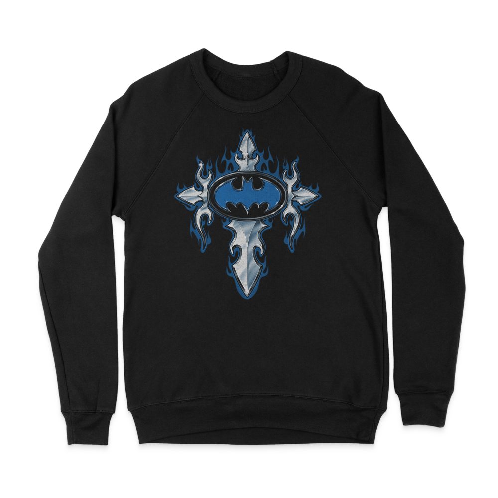 BATMAN GOTHIC STEEL LOGO SWEATSHIRT