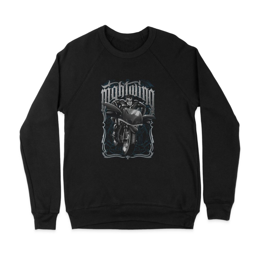 BATMAN NIGHTWING BIKER SWEATSHIRT