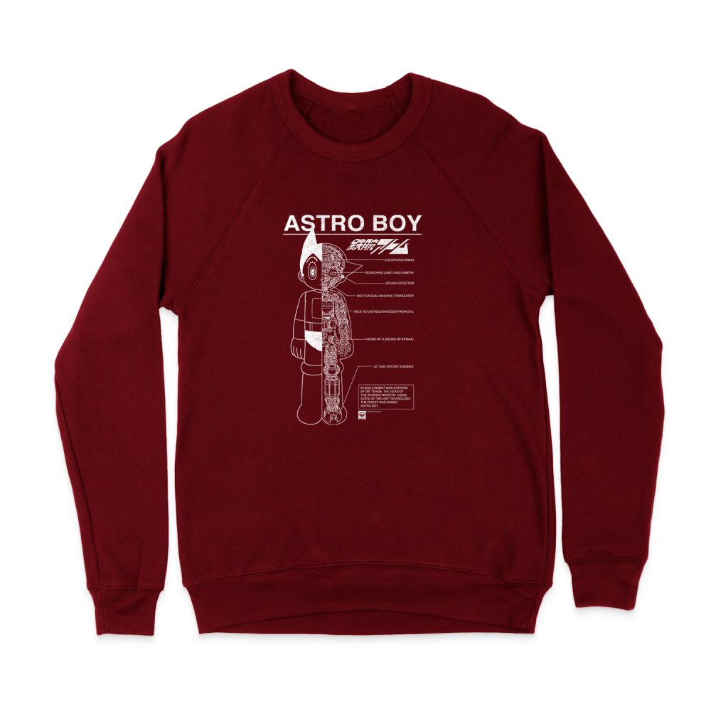 ASTRO BOY SCHEMATICS SWEATSHIRT