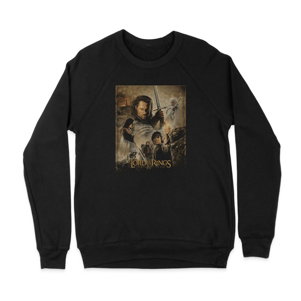 LORD OF THE RINGS ROTK POSTER SWEATSHIRT